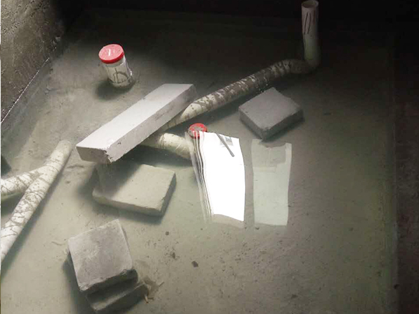 東莞月荷居裝修工地現場的水電鋪設階段